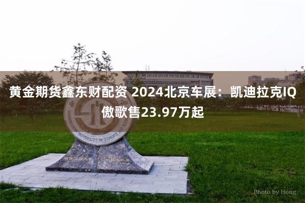 黄金期货鑫东财配资 2024北京车展：凯迪拉克IQ傲歌售23.97万起