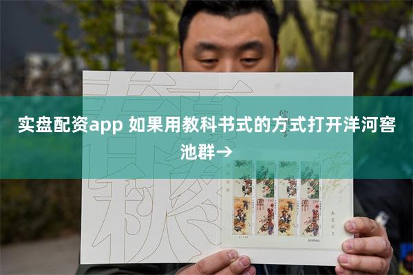 实盘配资app 如果用教科书式的方式打开洋河窖池群→