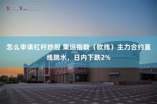 怎么申请杠杆炒股 集运指数（欧线）主力合约直线跳水，日内下跌2%